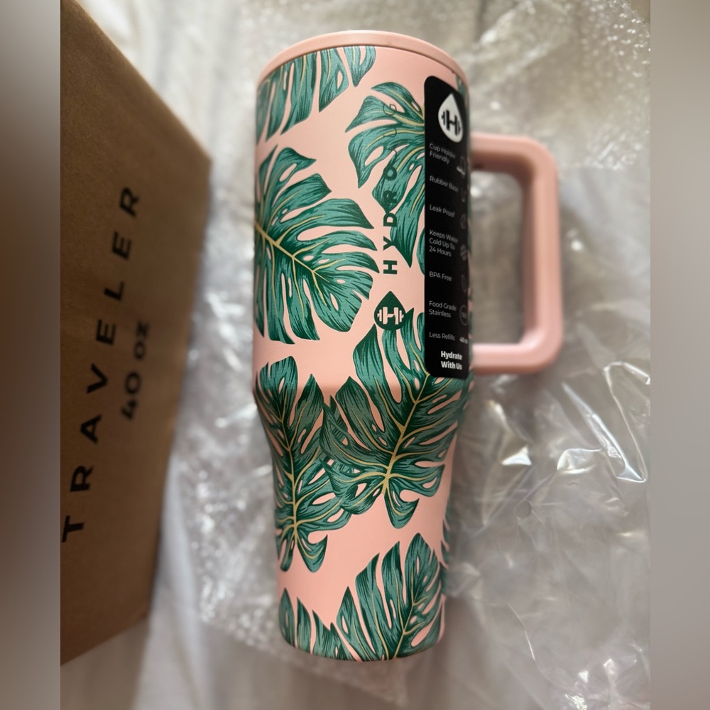 HydroJug Traveler 40oz  Monstera